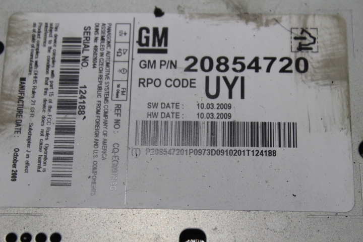 фото №3, Радіо opel insignia a 2.0cdti