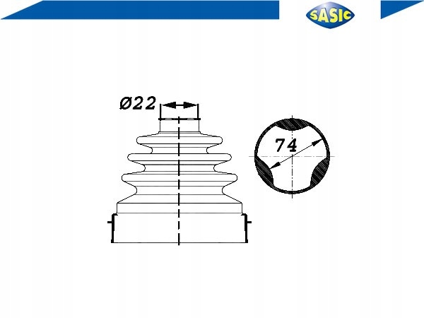 фото №14, Sasic набор защита, приводной вал приводная 1906010