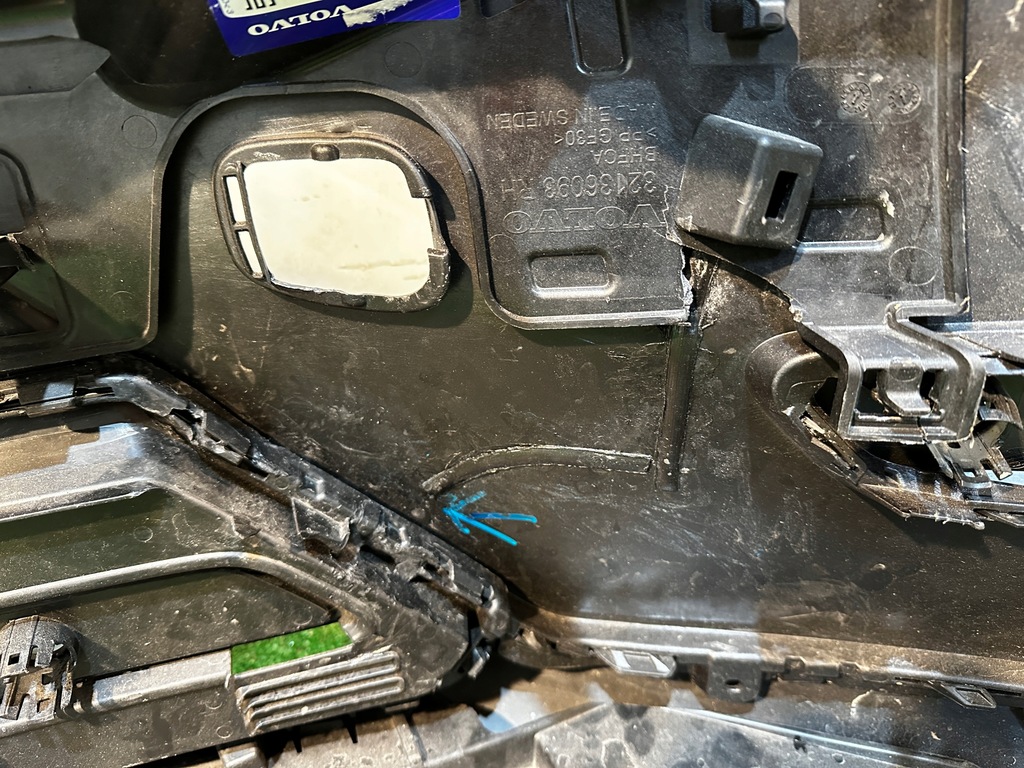 фото №12, Volvo xc40 xc 40 lift 2022- бампер перед передний