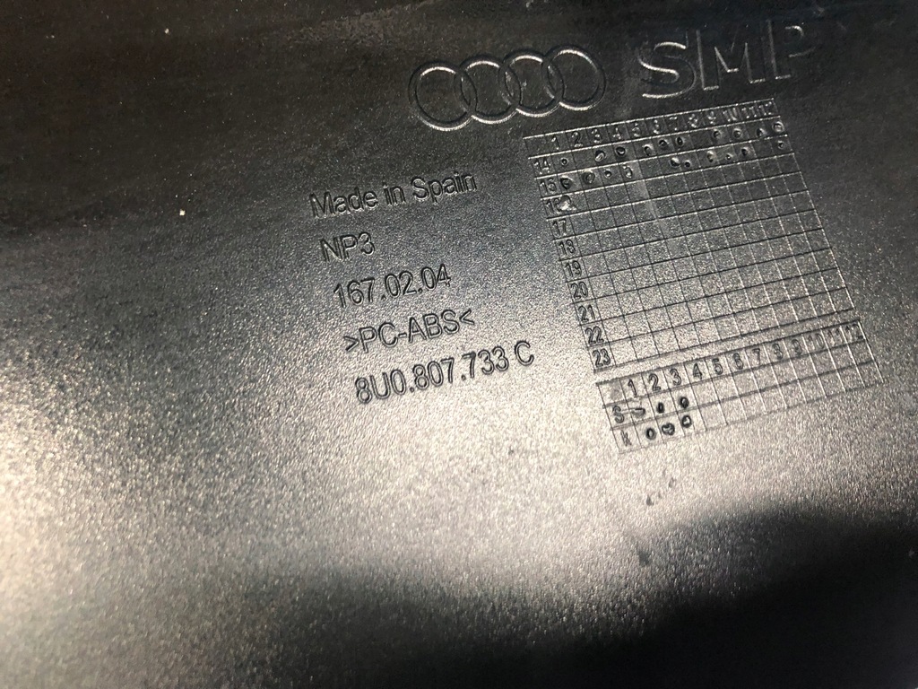 фото №12, Audi q3 lift s-line спойлер передній бампера