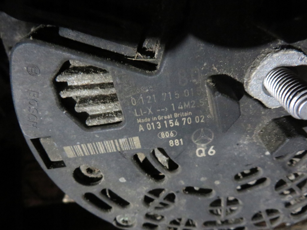 фото №1, Mercedes-benz e w211 генератор a0131547002 d