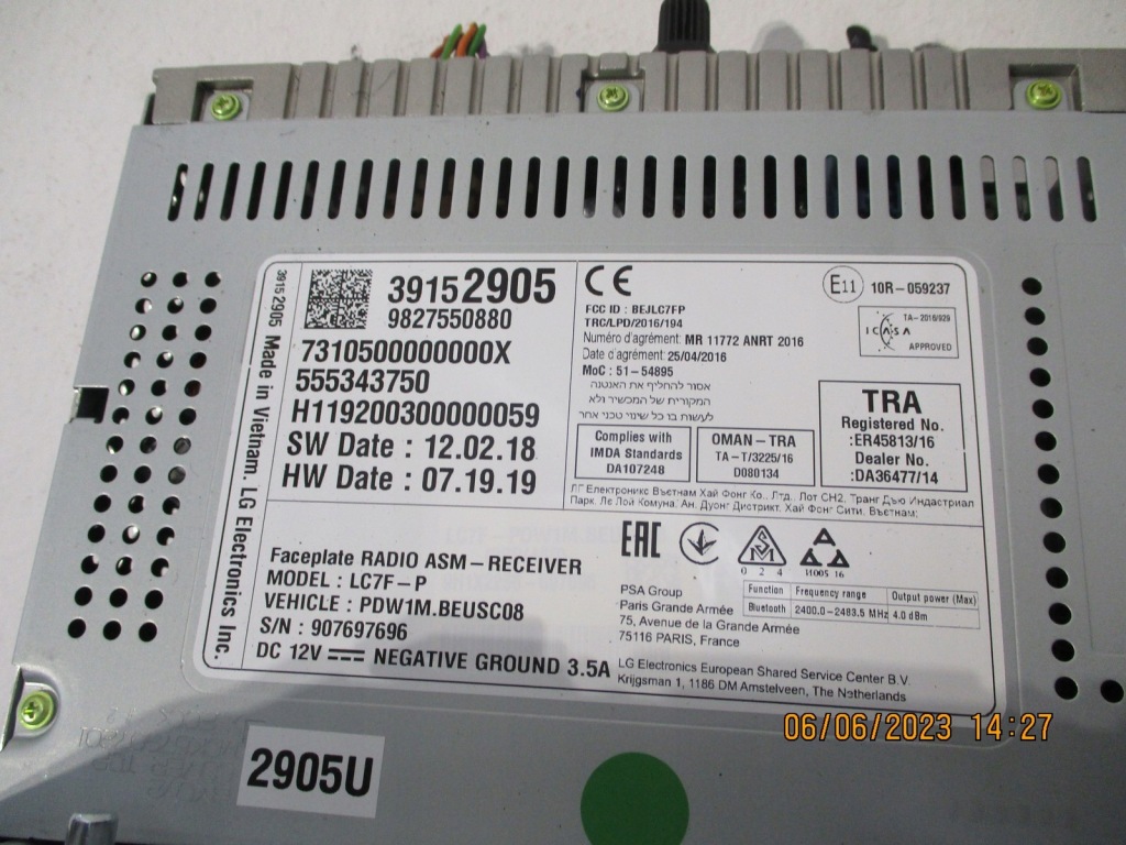 фото №4, Радио cd opel grandland 9827550880