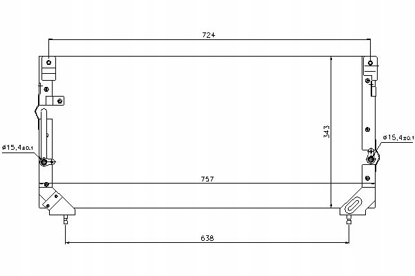 Купити Nissens конденсатор кондиціонера toyota land cruiser