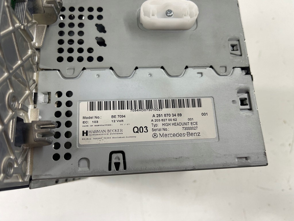 фото №6, Mercedes w251 r-klasa панель радио навигация a2518703489