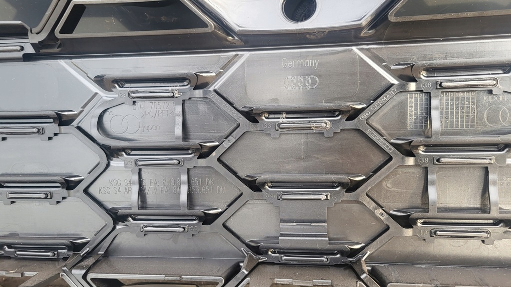 фото №13, Решётка радиатора радиатора решётка радиатора audi s4 b9 8w0 lift 19- блеск new оригинальный номер 8w0853651dk dm
