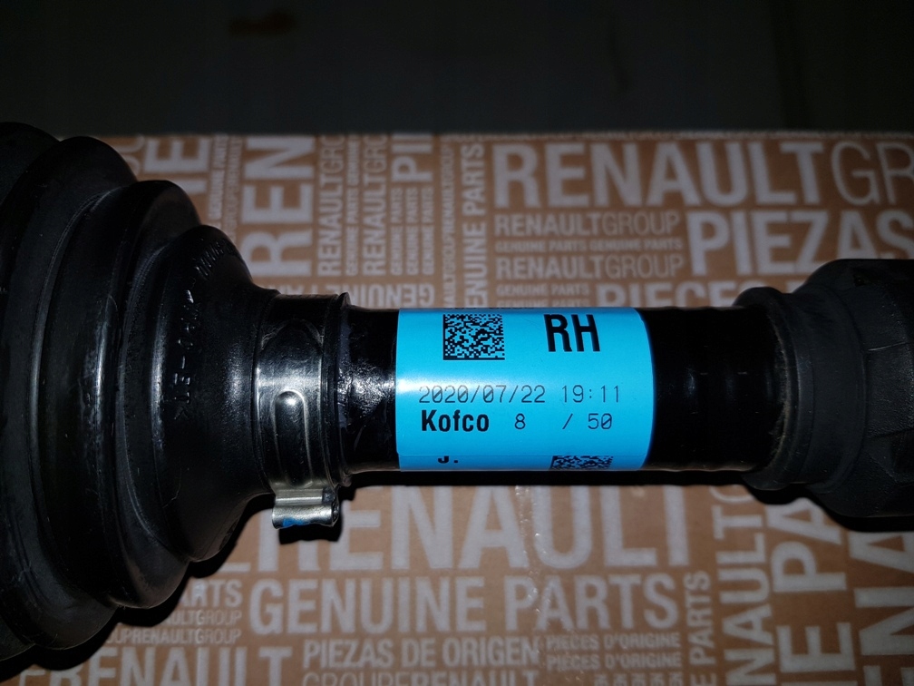 фото №1, Nowa оригинальная приводной вал приводная правая renault koleos 2.5 391004197r