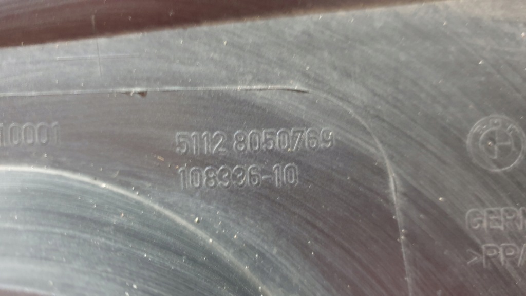 фото №8, Молдинг накладка бампера задня bmw 1 f20 51128050769