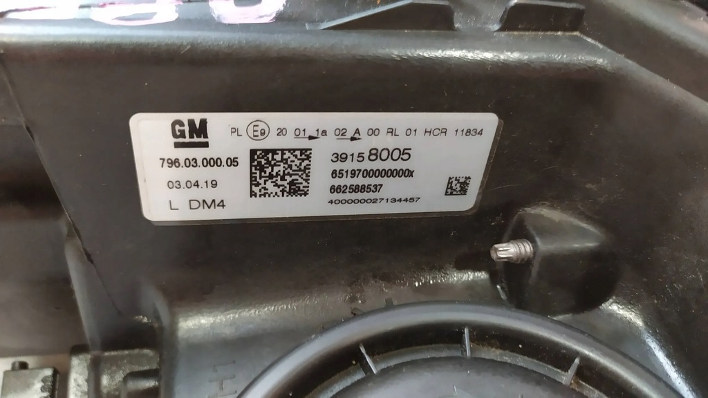 фото №3, Лампа лівий перед opel astra k