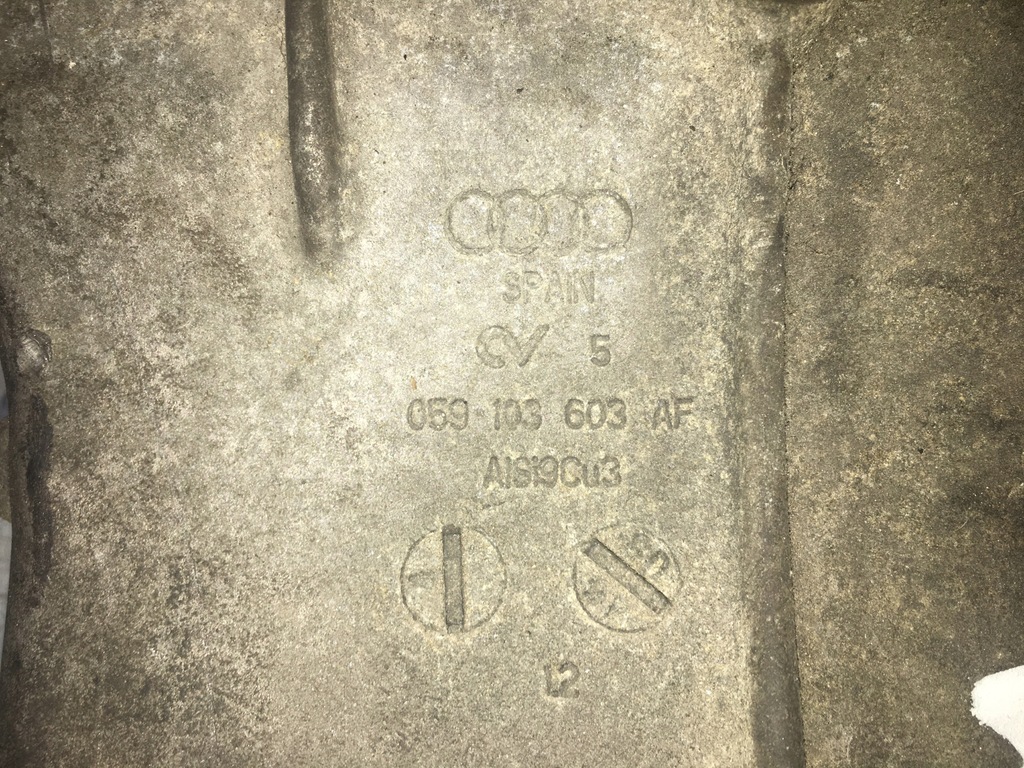 фото №2, Audi оригинальный номер 059103603af поддон масляная