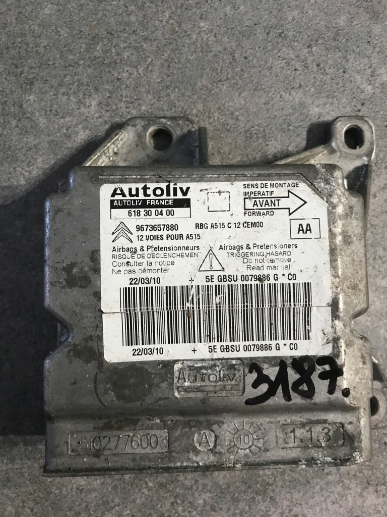 Купить Модуль подушка безопасности citroen c3 2 2010 европа  kgx 9673657880 11147