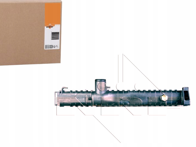 фото №1, Nrf 507619 радіатор, система охолодження двигуна