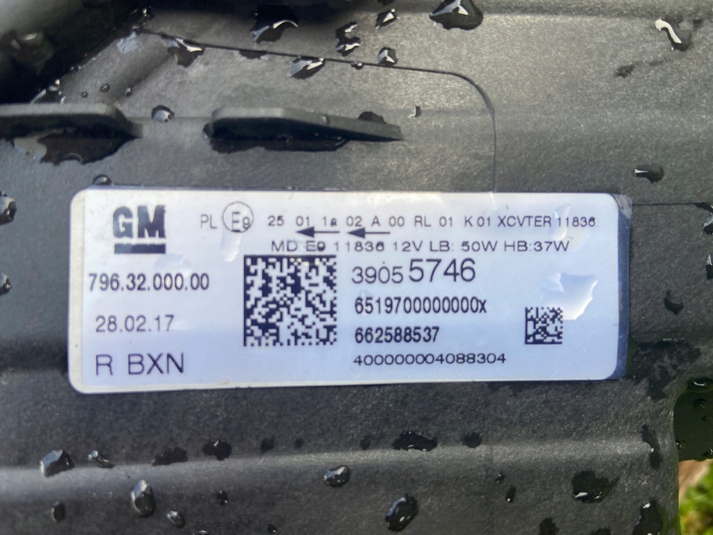 фото №9, Opel astra k v лампа full led правая