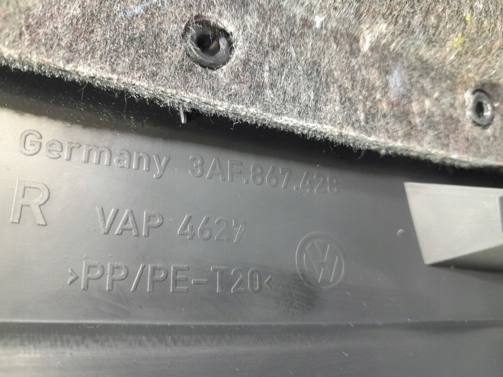 фото №6, Vw passat b7 kombi обшивка обивка багажника правая 3af867428b