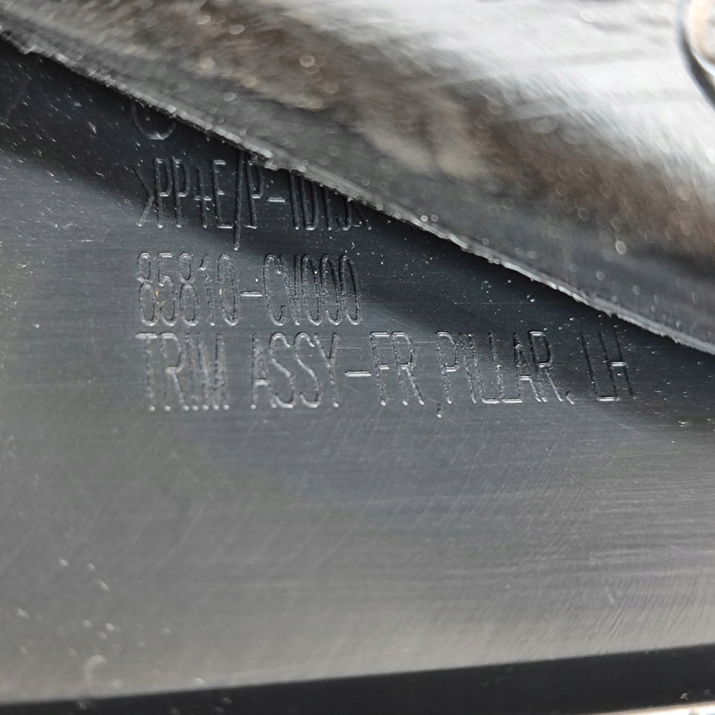 фото №5, Kia ev6 2021 ліва сторона захист стійка скло передньої / a