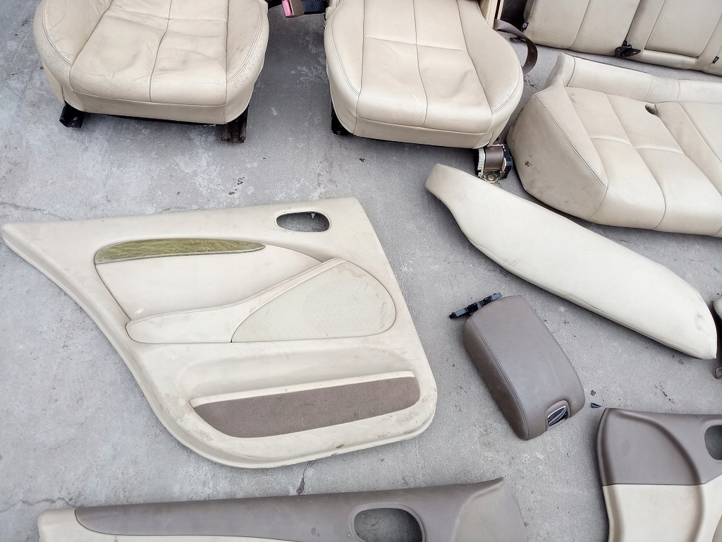 фото №6, Jaguar s-type оббивка шкіряний шкіра бежева сидіння 05 rok