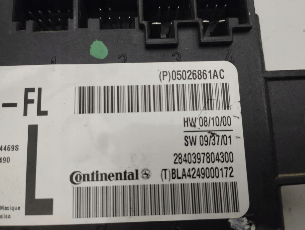 фото №6, Chrysler town & country v 2008 перед сторона левая блок управления / модуль дверь