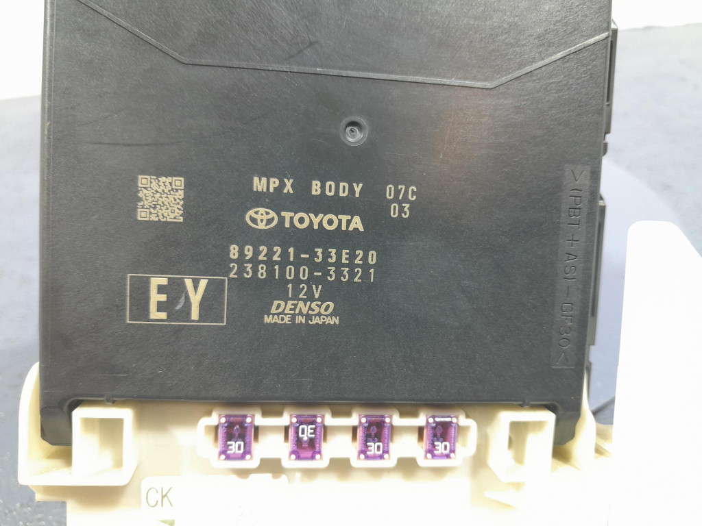фото №9, Toyota camry viii xv70 17- блок управления модуль mpx 89221-33e20 82730-33q31