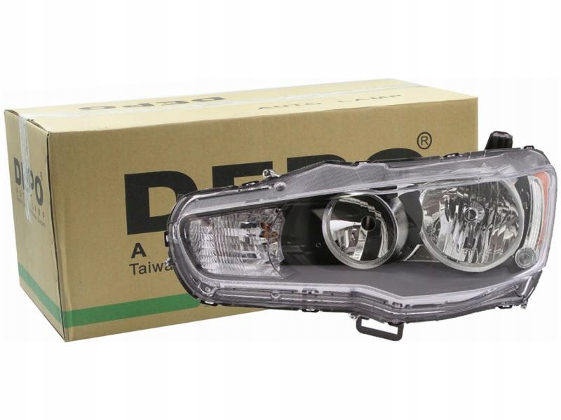 фото №1, Лампа фара левый mitsubishi lancer viii 08-15