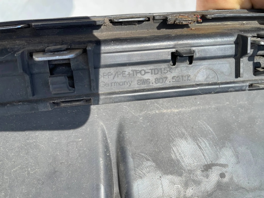 фото №13, Спойлер дифузор audi a5 s5 2016 lift бампер задня задній 8w6807521k