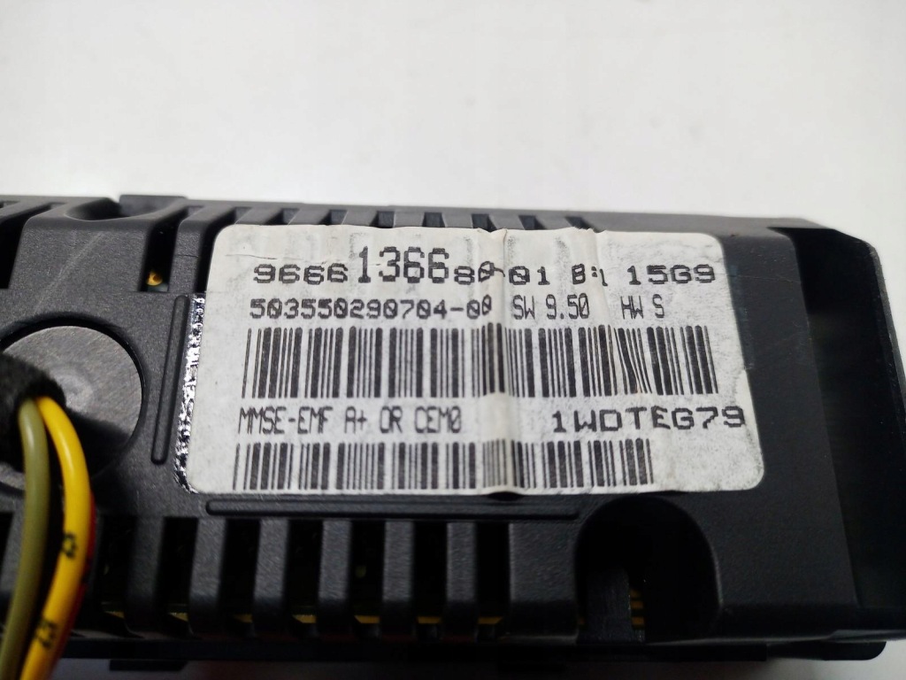 фото №4, Дисплей радио citroen c3 picasso 9666136680