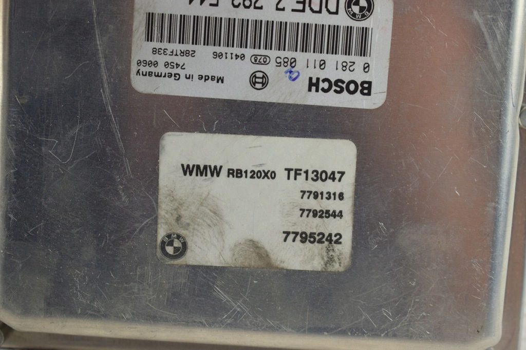 Бортовий комп'ютер блок керування набір mini one r50 0281011085 Зі Шроту