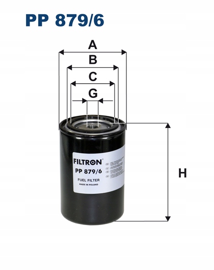фото №14, Фільтр пального iveco stralis 12- trakker 04- 12- filtron pp 879/6