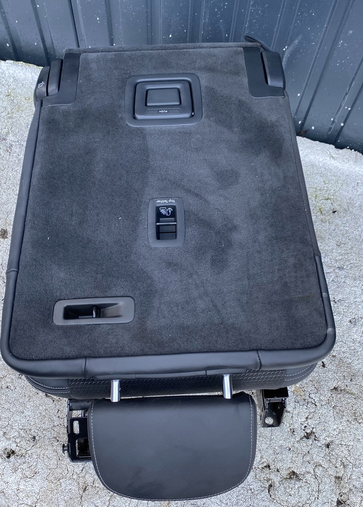 фото №6, Audi q7 4m сиденье левый задняя кожа алькантара