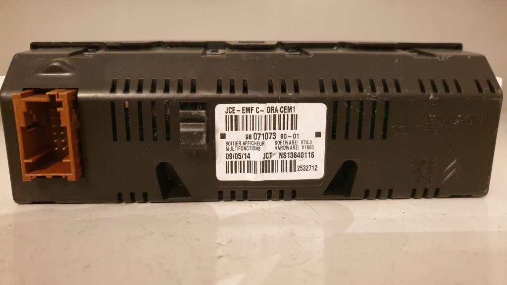фото №2, Дисплей радио citroen c3 c4 ds4 ds3 lift 9807107380