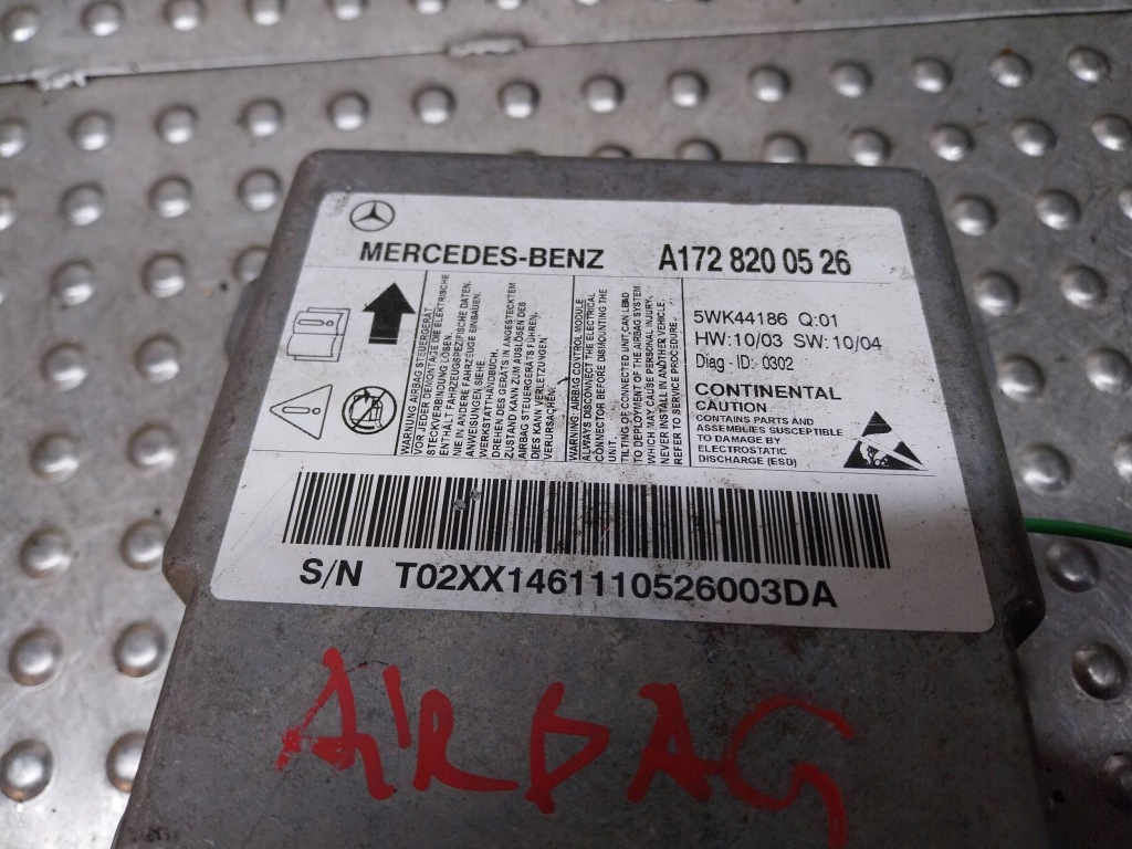 Модуль датчик подушек подушка безопасности a1728200526 mercedes slk r172 Оригинал