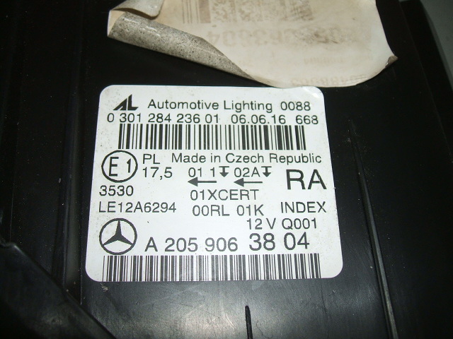 фото №6, Mercedes w205 full led лампа правая multibeam a2059063804