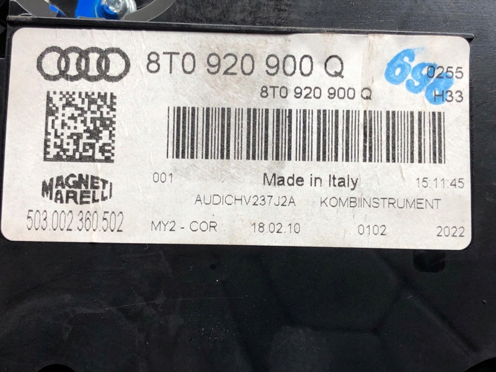 фото №5, Лічильник audi a5 8t 8t0920900q 2.0 170km 07-17