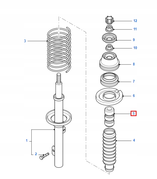 фото №1, Кронштейн амортизатора передний ford mondeo mk1