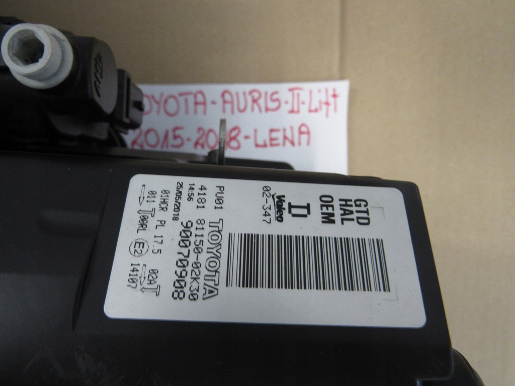 фото №7, Toyota auris 2 lifting 2015-2018 лампа левая перед