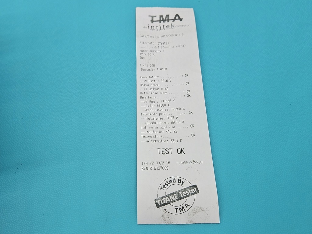 Test генератор mercedes w168 1.6 wiel Недорого