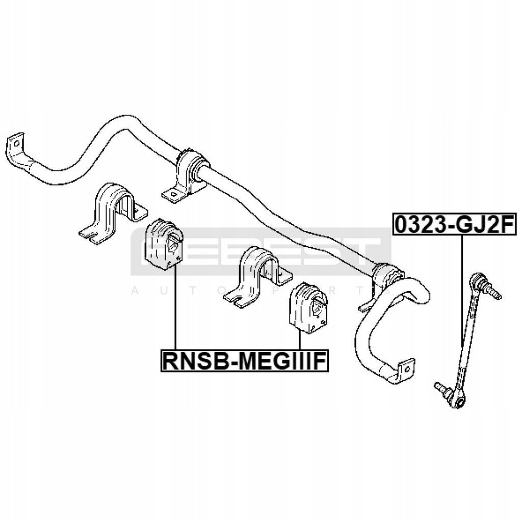 фото №5, Втулка стабилизатора передний | rnsb-megiiif febest