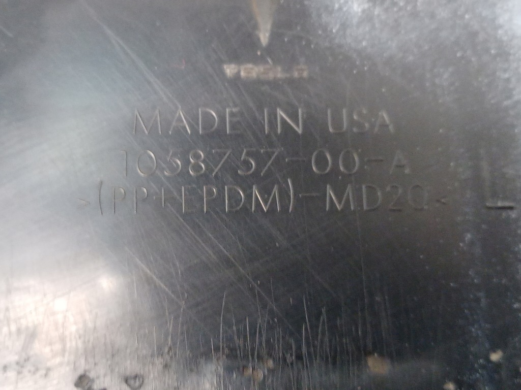 Молдинг заглушка отделочная порог левая оригинальная 1058757-00-a tesla s с Разборки