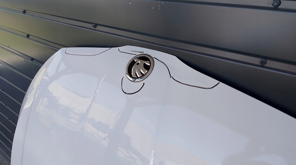 фото №7, Skoda octavia iv 4 капот крышка двигателя белый