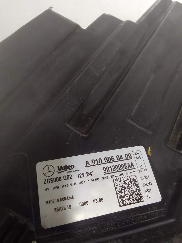 фото №12, Mercedes sprinter w907/910 18 - лампа левый перед a9109060400 usa