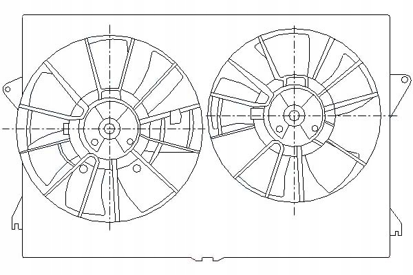 Купити Вентилятор радіатора з корпус chrysler pacifica
