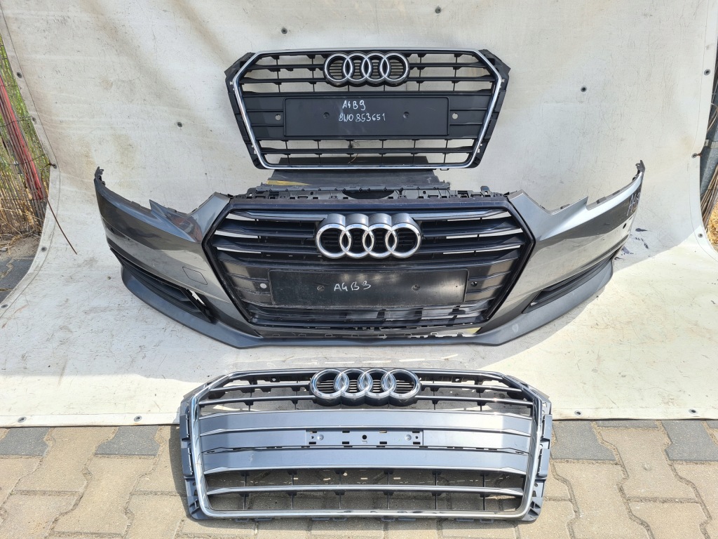 фото №1, Бампер перед kompletny audi a4 b9 pdc