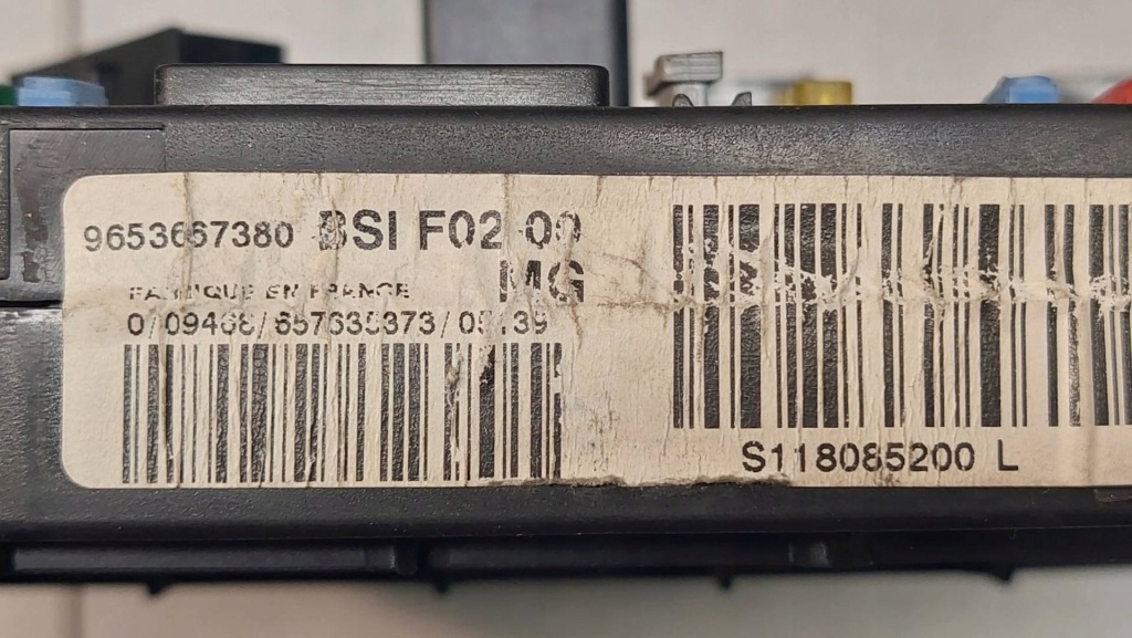 фото №4, Модуль bsi citroen c2 1.4 b 9653667380