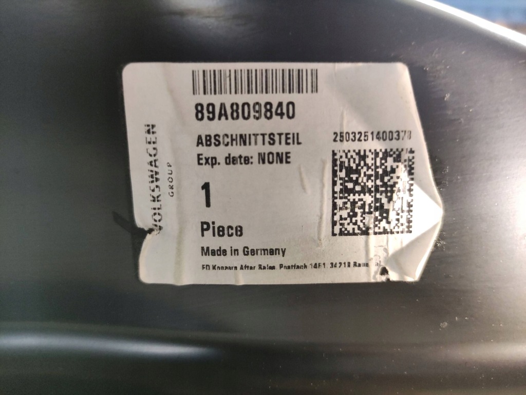 фото №8, Audi q4 e-tron чверть обшивка поріг правий 89a809840