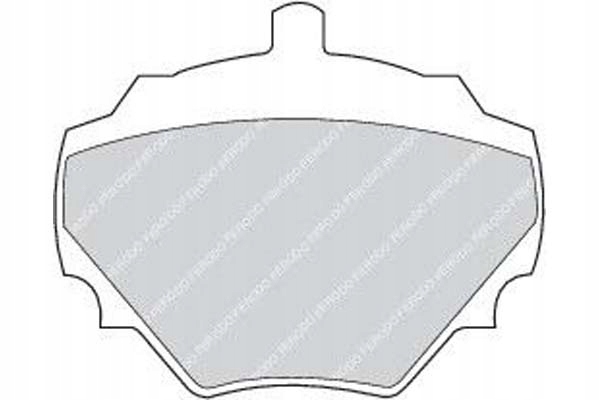фото №1, Ferodo fdb844 набор тормозных колодок тормозных, тормоза дисковые