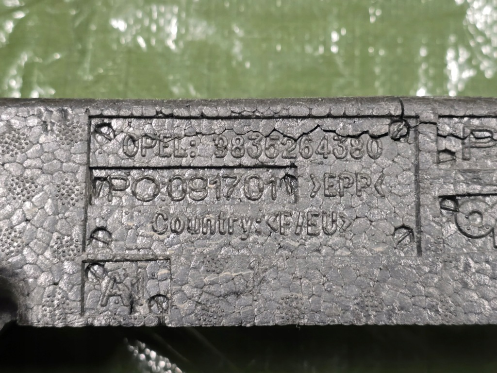 Opel mokka 2 2 b 9835264380 абсорбер пенопласт бампера перед Недорого