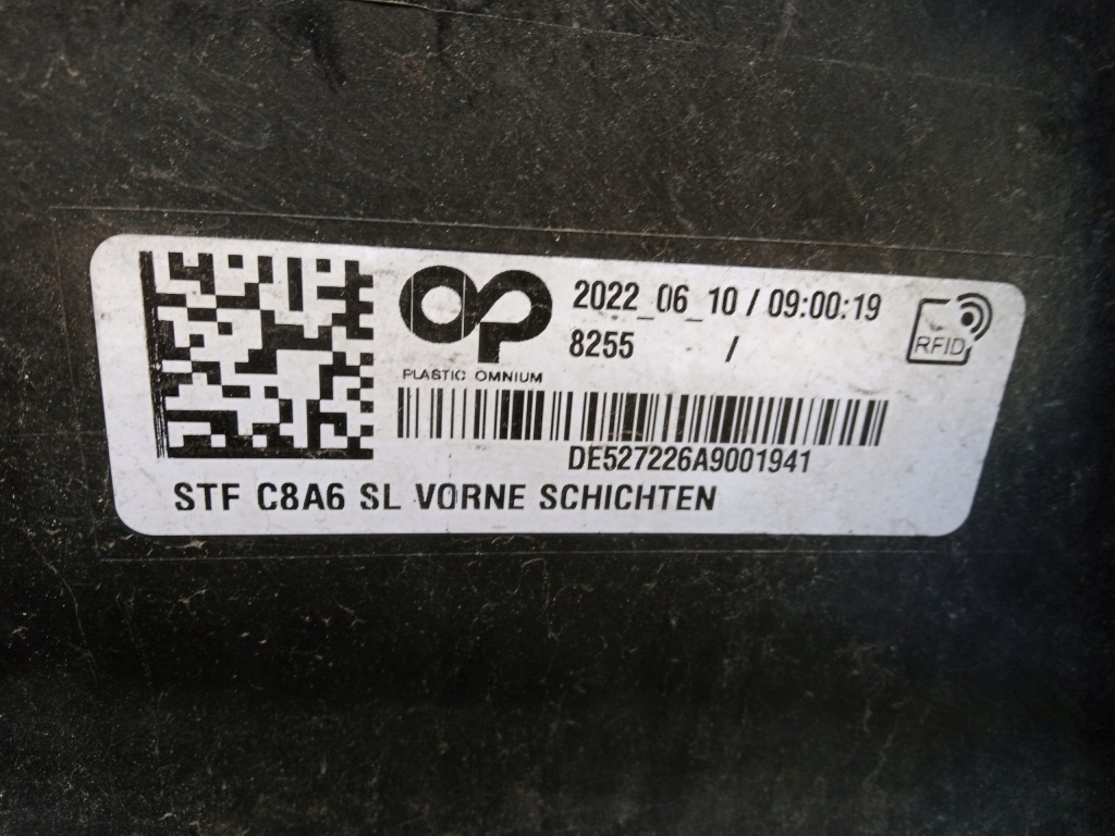 фото №10, Audi a6 s6 c8 4k0 s-line 18- бампер передній 4k0807437c 4k0807437d - повний