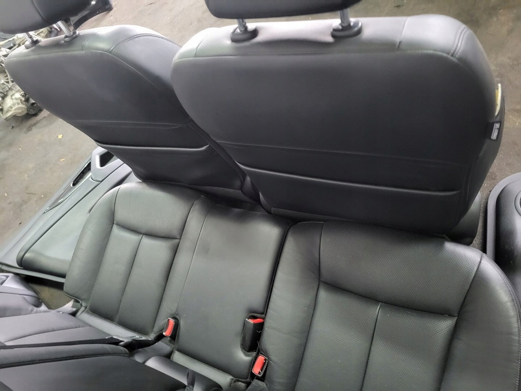 фото №15, Nissan x-trail t32 сиденье заднее сиденье обшивка сиденья обшивки czarna кожа uk
