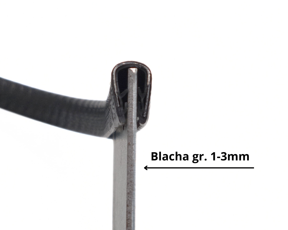 фото №5, Прокладка краевая zbrojona, защита край typ "u" na кромка gr. 1-3mm