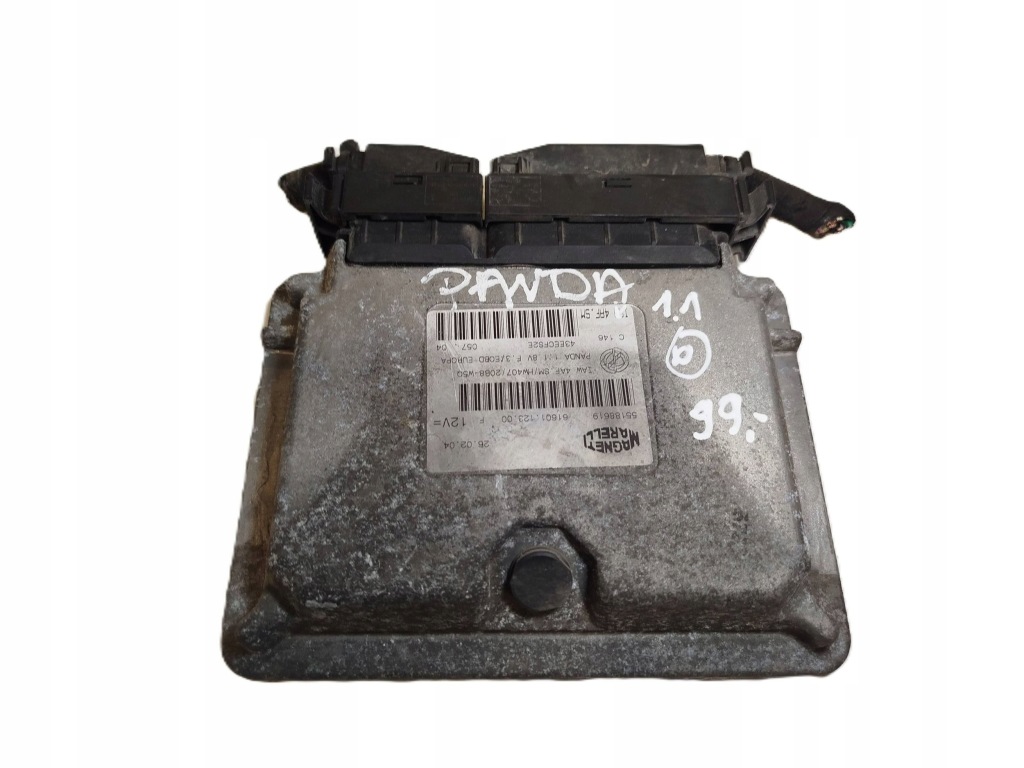 фото №1, Fiat panda ii 2005 1.1 блок управления / модуль ecu бортовой компьютер двигателя 55188619
