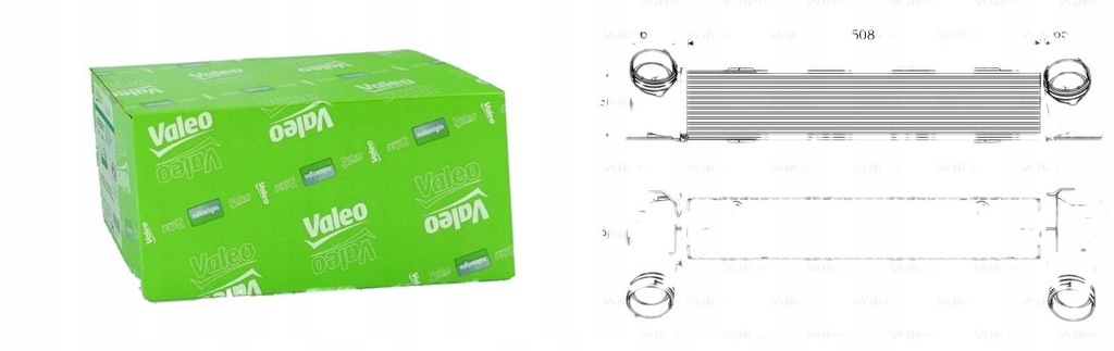 фото №11, Valeo интеркулер bmw 1 e81 1 e82 1 e87 1 e88 3 e90 3 e91 3 e92 3 e93