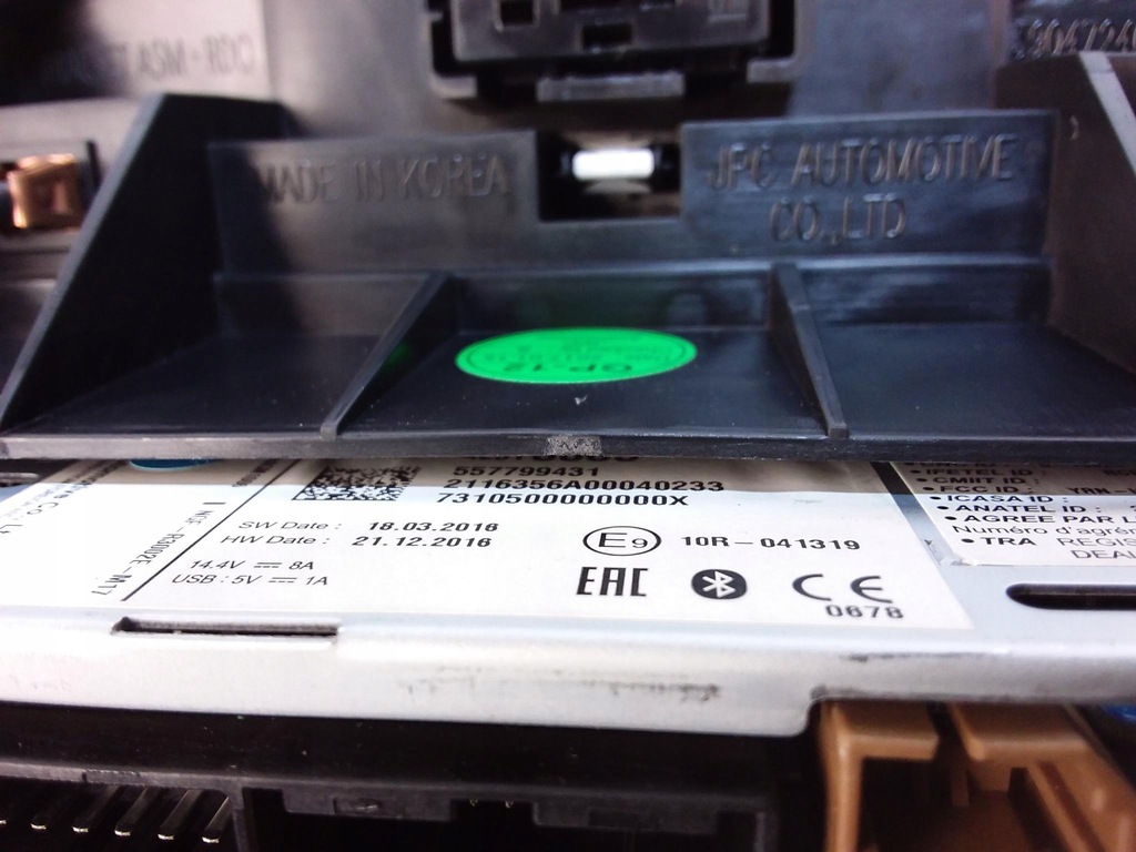 фото №9, Opel astra k радио радиопроигрыватель cd 557799431